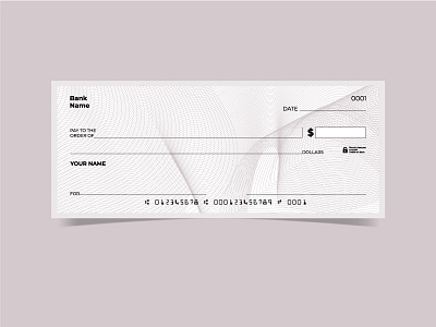 Bank Cheque Template