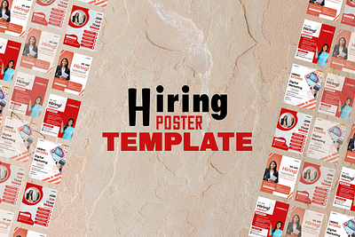 Poster Template Design advertising branding graphic design hiring poster instagram posts post socialmedia ui website design