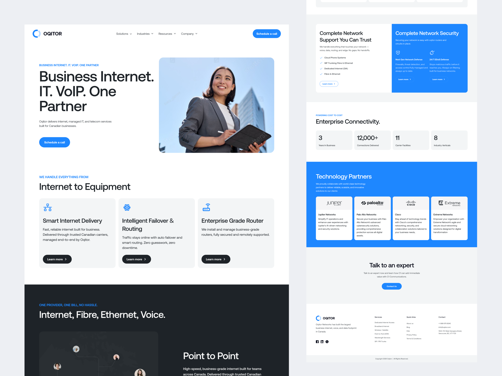 Example of Conversion Focused Landing Page Design