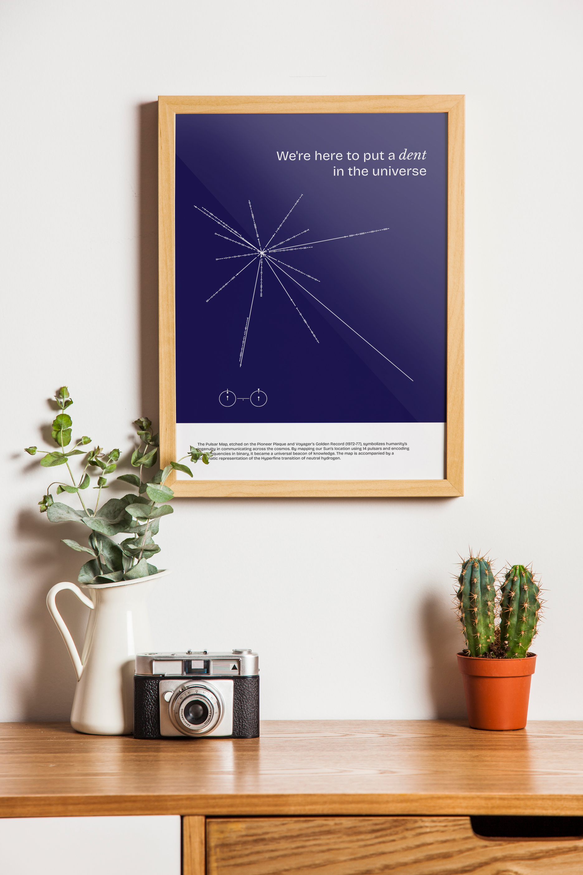 Pioneer Plaque Wall Poster concept creative design design graphic design illustration pioneer plaque poster wall poster