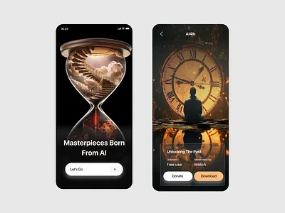 AI Generated Art App ai ai app ai art ai generated mobile app ai image ai image generator ai image generator app app app design app ui mobile app modern app modern app design product design saas saas app uiux
