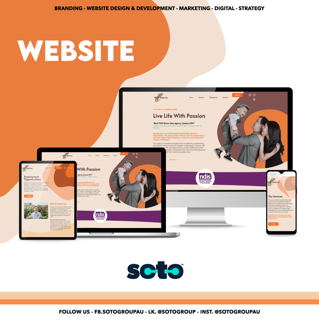 Example of Custom Brand & Website Design