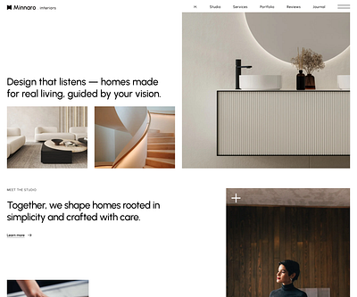 Minnaro – Interior Design Architecture Website Design 3d achitecture branding design elementor figma graphic design illustration interior ui ui design ux design web design website website design wordpress