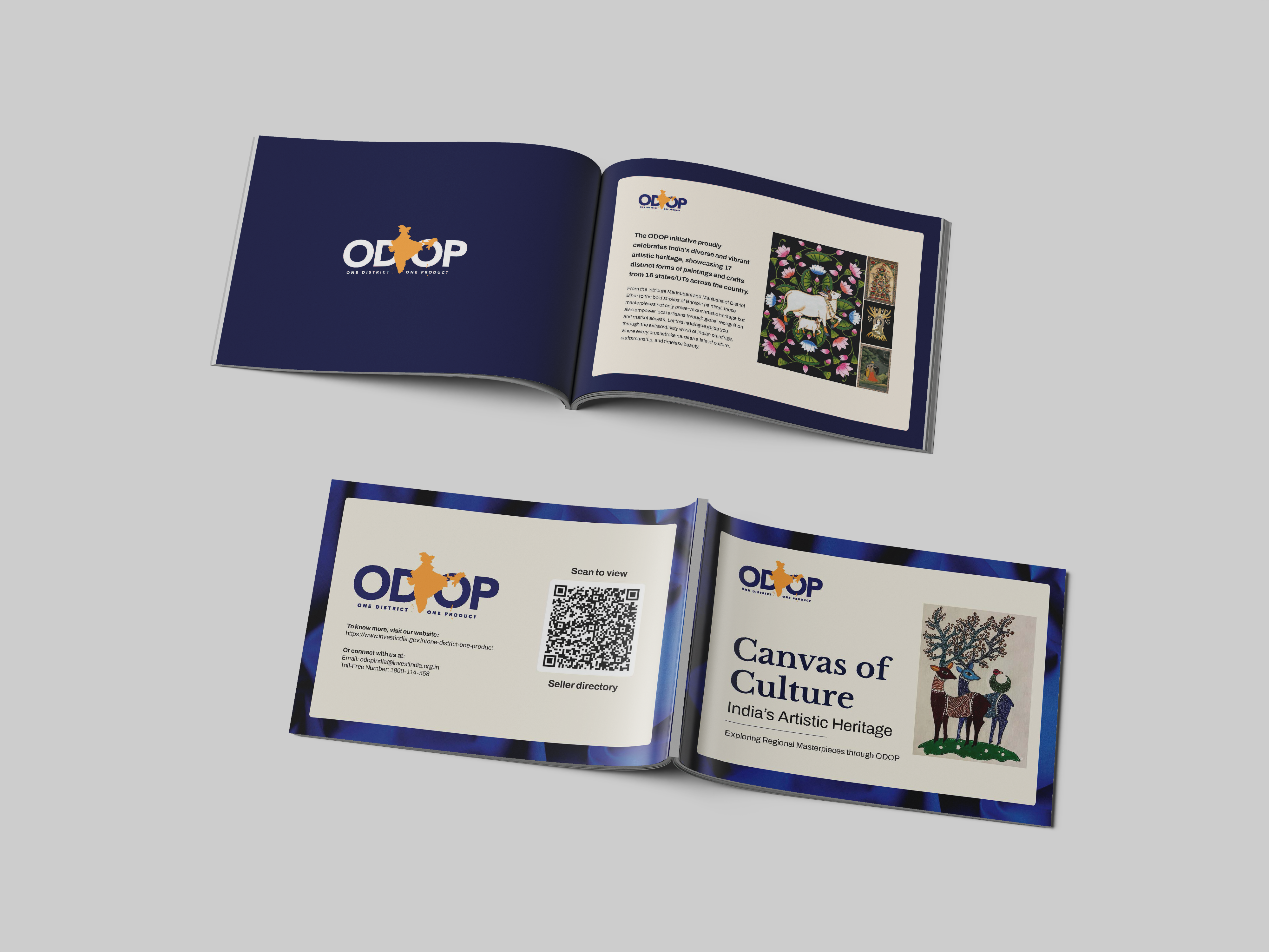 ODOP branding brochure compendium concept cover cover design design document design graphic design logo multi page odop typography vector