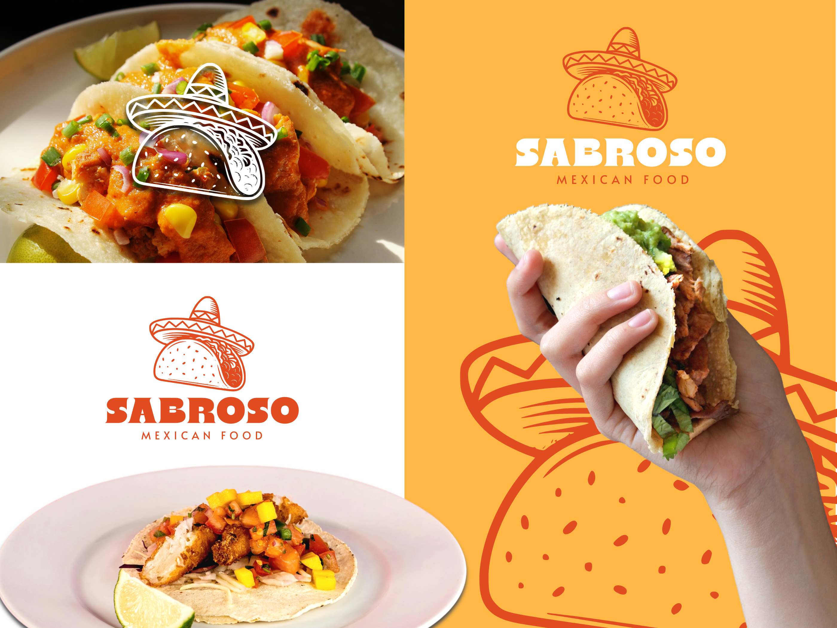 Example of Restaurant Logo | Cafe Bar Food Logo