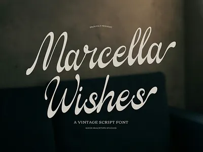 Marcella Wishes | Vintage Script athletic