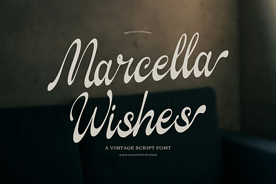 Marcella Wishes | Vintage Script athletic