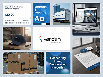 Logo & Brand identity design concept for pipe manufacturing unit bento grid brand brand design brand design bento grid brand design concept brand design mockup brand guidelines brand identity design branding branding design graphic design industrial logo industrial logo design logo logo design concept logo designer logo mockup logo presentation