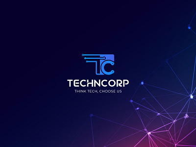 Technology Logo Design banner brand brand identity branding color color palette design graphic design logo logo design logo maker logo type social media banner tech technology technology logo