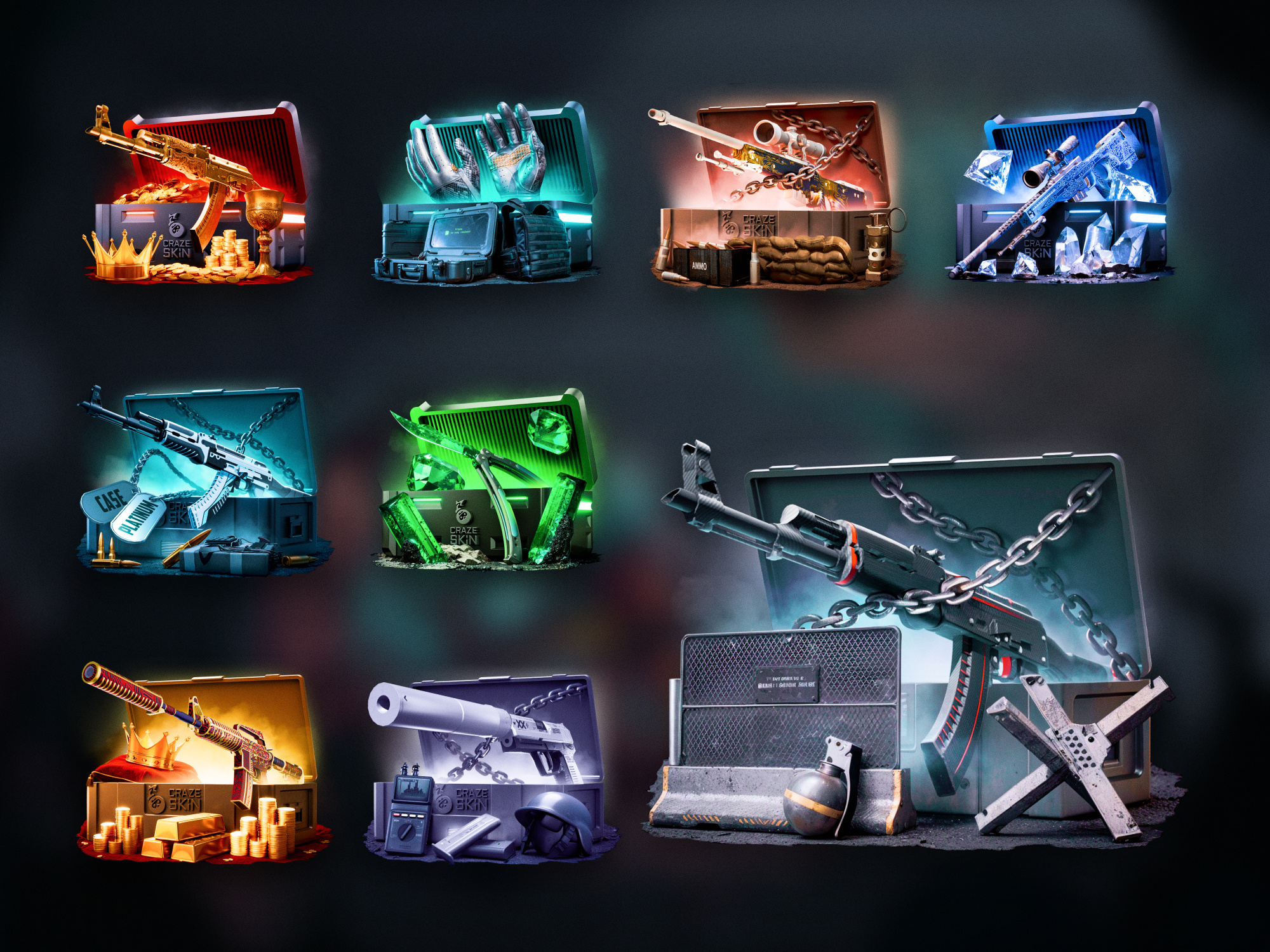 Example of CS2 Gambling Cases