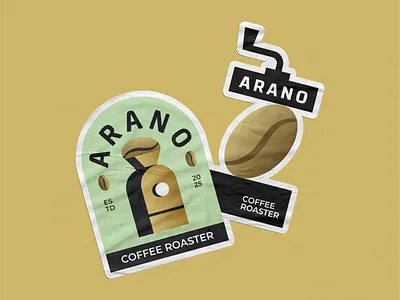 Arano Coffee Roasting Logo Design branding graphic design logo