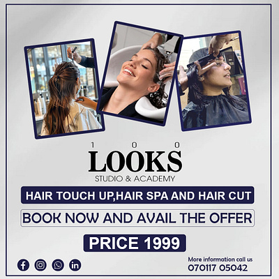 beauty salon poster design beauty salon poster design