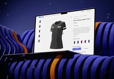 Merch.com | Unleashing Epic Conversions with Revamped Platform 3d animation app blender branding buy crypto design ecommerce figma graphic design merch motion graphics product card shop sport store ui ux web