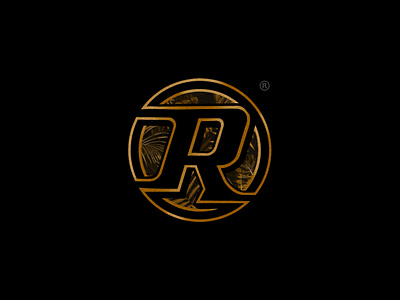 R elegant Logo with floral simple letter 3d animation apparel branding clothing design display font graphic design hand lettering handmade type illustration lettering logo logo type monogram motion graphics tipografi typeface ui