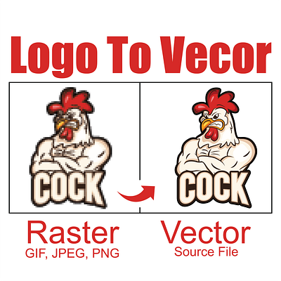 I provide professional vector tracing services. ai eps svg pdf conversion