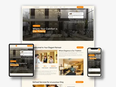 Elegance Hotel & Resort Website Design (Elementor Kit) booking website dribble showcase element design elementor kit hospitality design hotel website landing page luxury design resort website template kit uiux design website design wordpress design