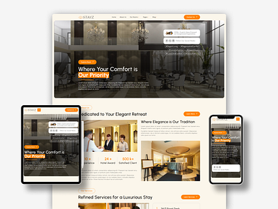 Elegance Hotel & Resort Website Design (Elementor Kit) booking website dribble showcase element design elementor kit hospitality design hotel website landing page luxury design resort website template kit uiux design website design wordpress design
