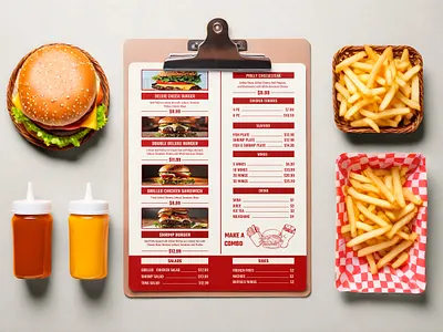 Restaurant Menu Design branding burger menu design creative food menu fast food menu fast food menu design graphic design menu card menu design modern food menu restaurant menu restaurant menu card restaurant menu design