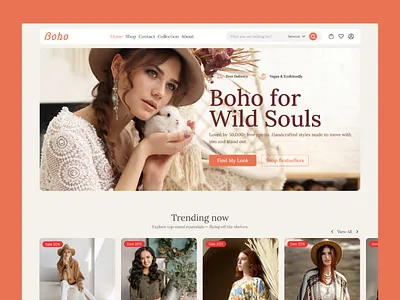 Boho Fashion Shopify eCommerce Store UX aesthetic ecommerce ux bohemian fashion brand bohemian style shop boho clothing store ui boho fashion ecommerce boho lifestyle ecommerce conversion focused design fashion ecommerce ux fashion ecommerce website fashion store landing page high converting shopify design ideatedlab mobile first ecommerce modern shopify ux ui product page optimization shopify fashion store shopify ui kit fashion shopify ux case study ux law based design