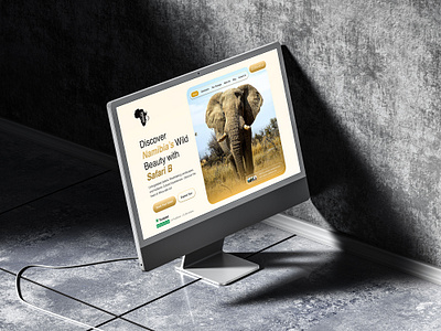 Wild and Safari Booking Website booking website landing page safari booking travel booking ui ux website wild safari