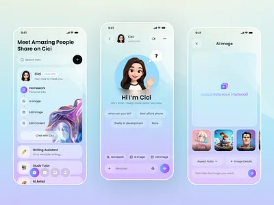 AI Assistant Mobile App ai ai app ai voice chat gpt company machine learning management mobile app productivity task management tech technology ui ux