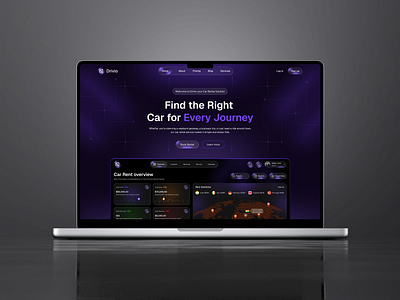 Car Rental Landing page UIUX booking experience booking website car app car rental dashboard car rental landing page car website dark mode ui modern ui design online car booking product design rental app rental booking rental service platform smart mobility solution travel app travel app design user friendly uiux vehicle booking website web app interface web design