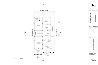 The Project 1A - 09 Architectural Plans architecture architecture design blueprint design drafting illustration layoutdesign prototype ui vector