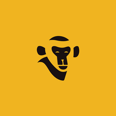 Monkey animal banana branding design graphic design icon illustration jungle logo logo design macaco minimalist monkey simple vector