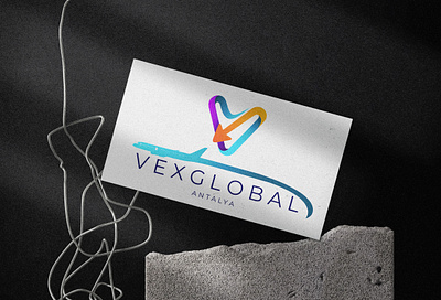 VEXGLOBAL Biz Card branding design graphic design logo typography