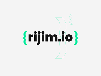 Rijim logo design branding chat graphic design logo logo design messenger rijim sign teacode