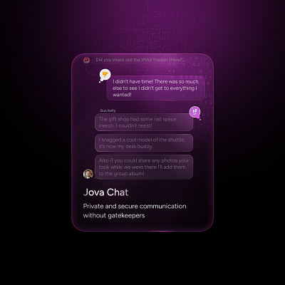 Jova Chat — Bento Card bento bento card bento card design bento design card card design chat chat design design figma figma design illustration saas saasdesign ui uiux ux uxui