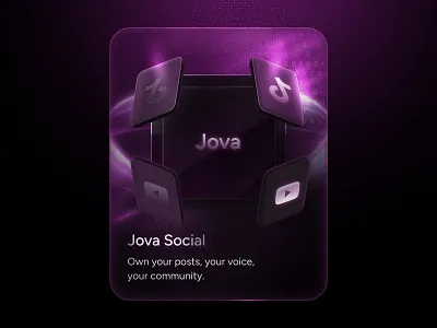 Jova Social — Bento Card bento bento card bento card design bento design card card design design figma figma design graphic design illustration saas ui uiux ux uxui