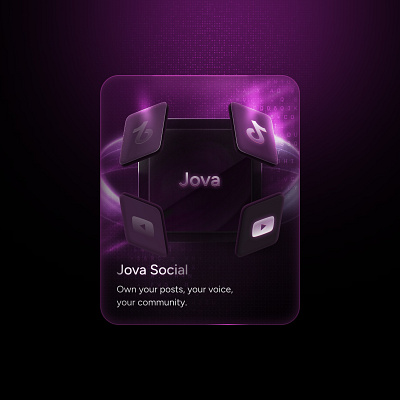 Jova Social — Bento Card bento bento card bento card design bento design card card design design figma figma design graphic design illustration saas ui uiux ux uxui