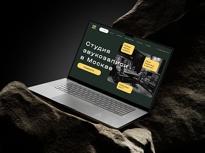 Slava Music Landing Page branding design landing music page ui ux web