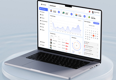 School Management Dashboard UI dashboard dashboard ui management schoo stats teachers ui uiux