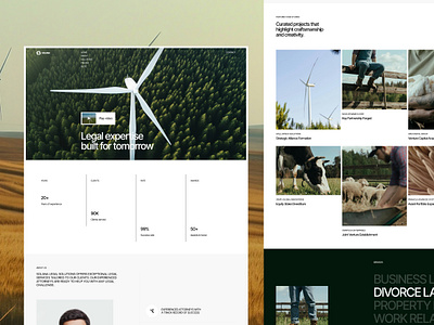 Solana - Lawfirm website bold landingpage lawfirm minimal solar solutions startup trending ui ux web webdesign website