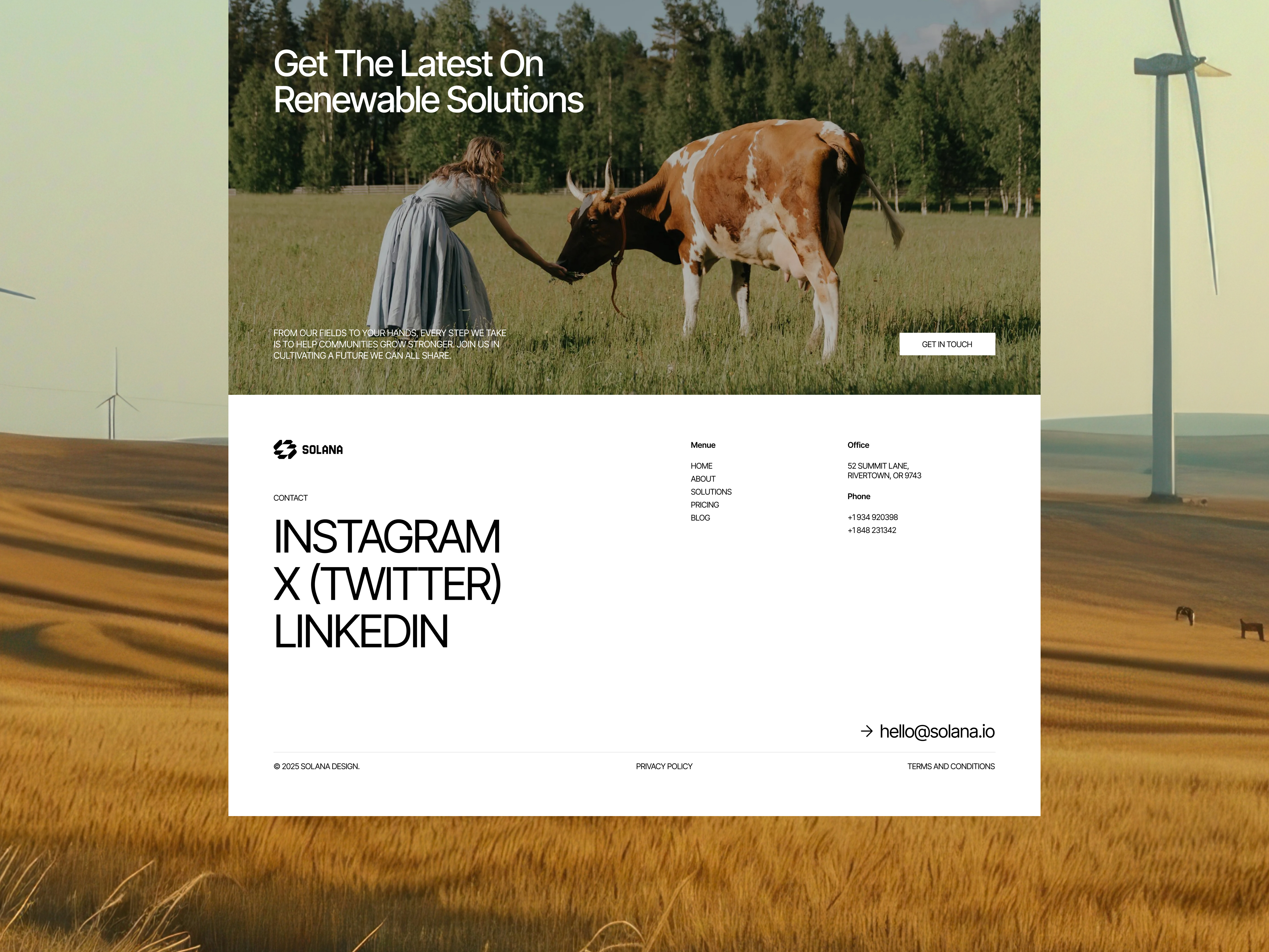 Example of UI/UX & Website Design Services