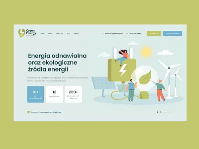 Green Energy design graphic design ui user experience user interface ux web design