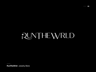 RunTheWrld brand identity brand logo branding branding logo design graphic design jewelry brand jewelry logo logo logo design logo inspiration logoinspirations
