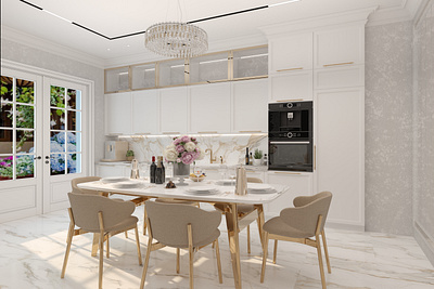 Luxury kitchen interior design