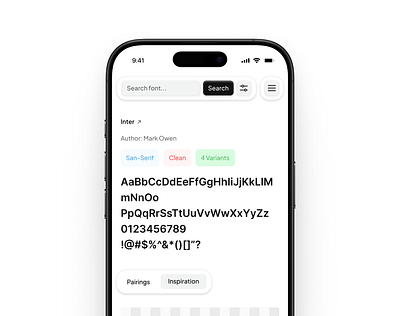 Fonts app clean design figma fonts icon illustration minimal text ui ux