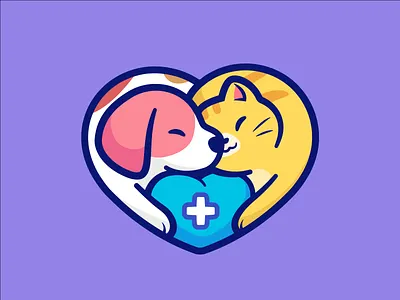 CliniSPAD animal animalcare brand branding cat clinic cute design dog health heart icon identity illustration kawaii logo petclinic petlovers vet veterinarylogo