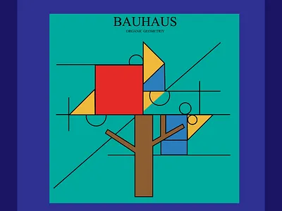 ORGANIC GEOMETRIY bauhaus graphic design illustration illustrator vector vector art