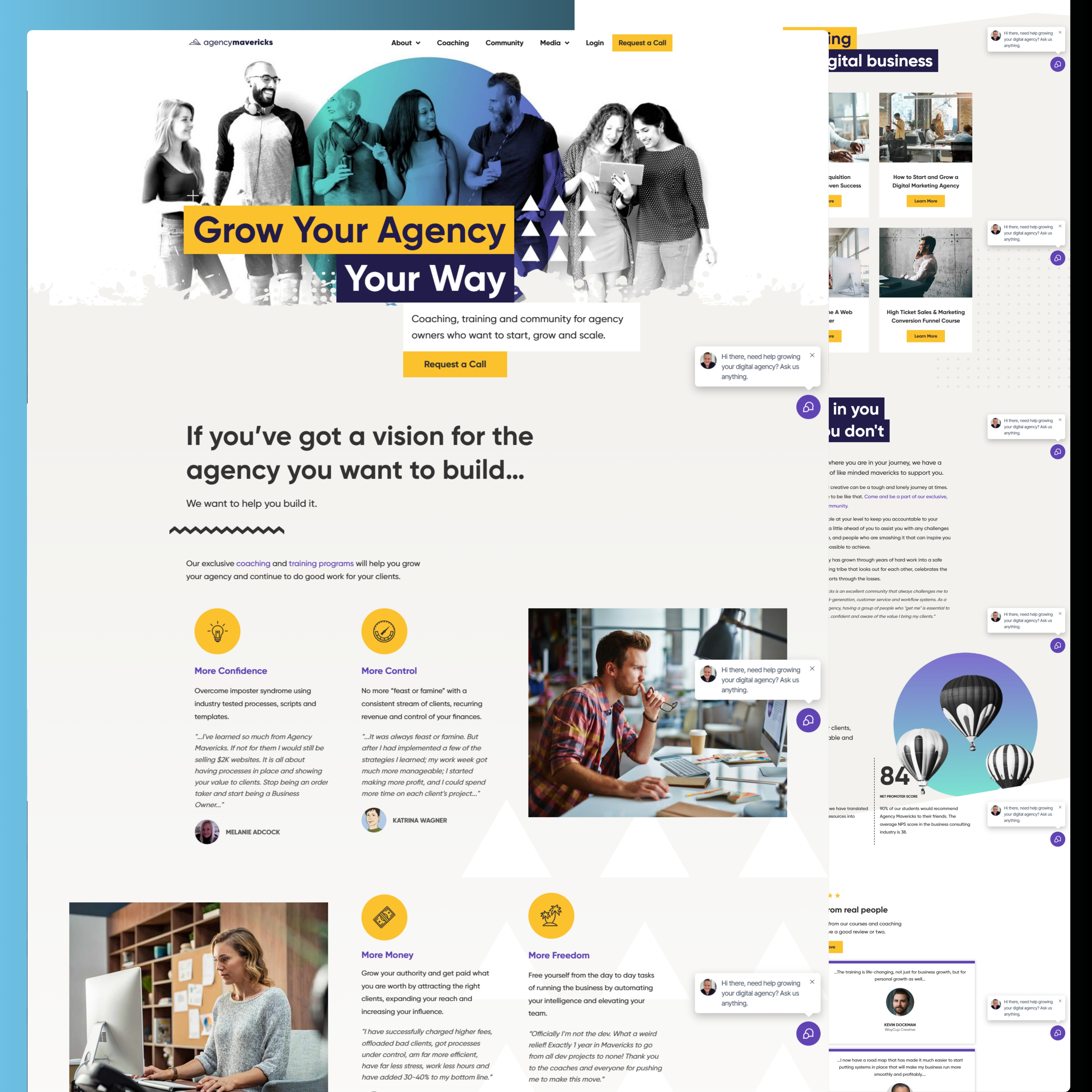 Business Coaching & Training Website 3d animation branding graphic design logo motion graphics ui website wordpress