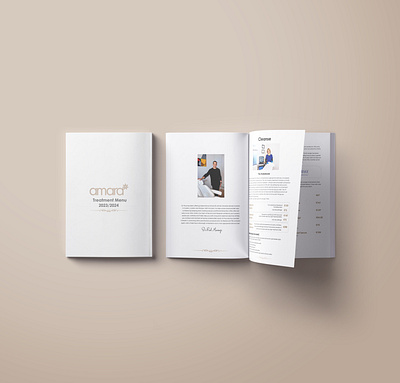 Spa Treatment Menu pdf brochure design brochure design menu design spa book design spa booklet treatment center book trifold brochure