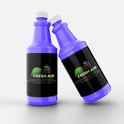Bottle Label design for auto detailing company auto wax creative label design modern packaging design professional