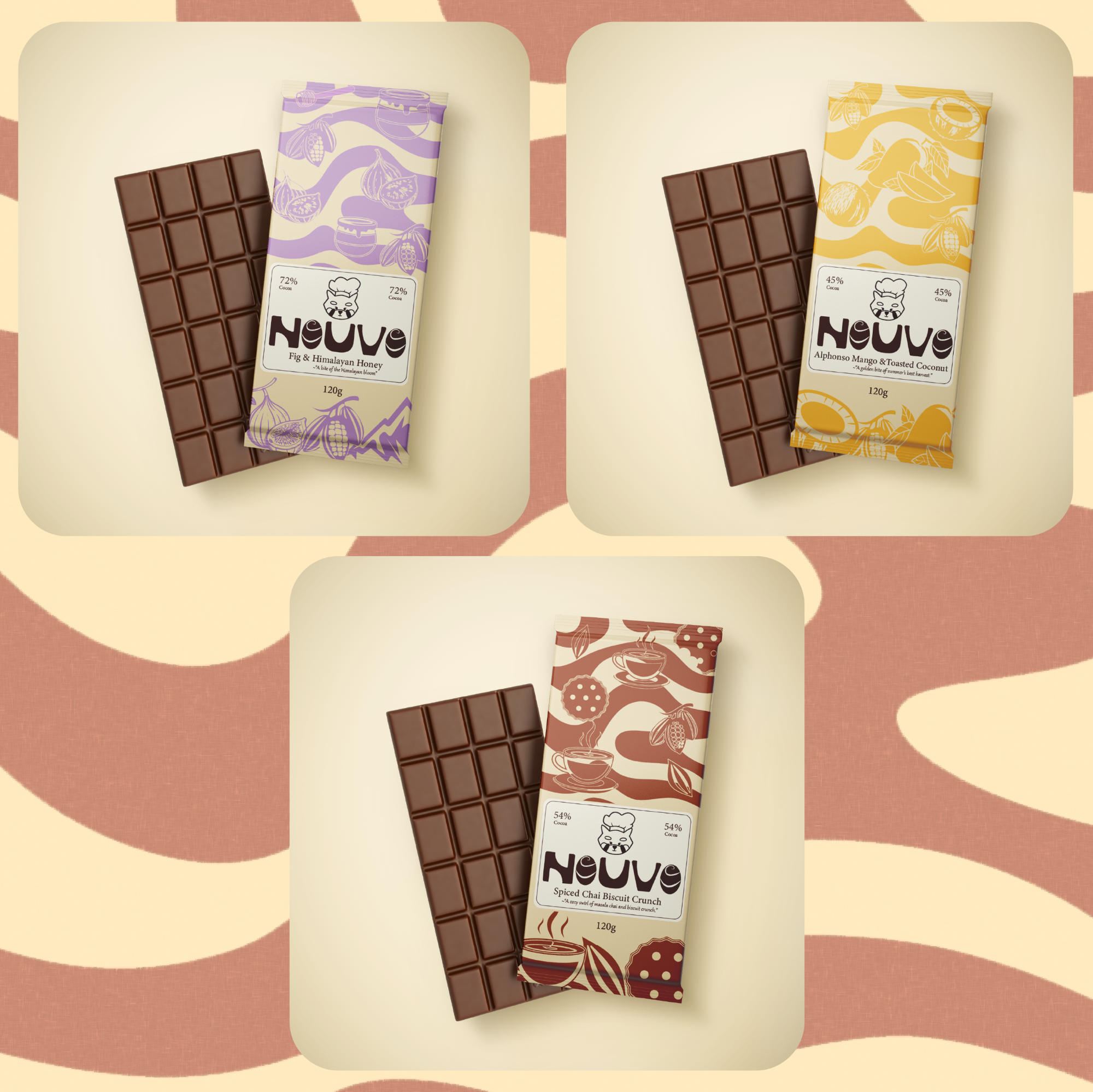 Example of Premium Chocolate & Food Brand Design