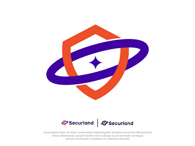 Planet, Shield, Security Logo Design branding global illustration logo logo design planet planet logo security security logo shield ui