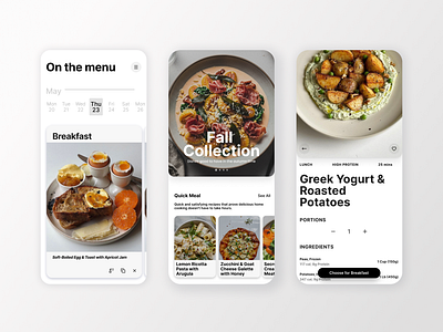 Recipe App app cooking figma food inspiration recipe ui ux web app