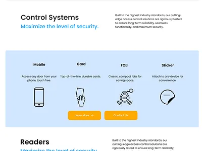 RavenAccess Products Page